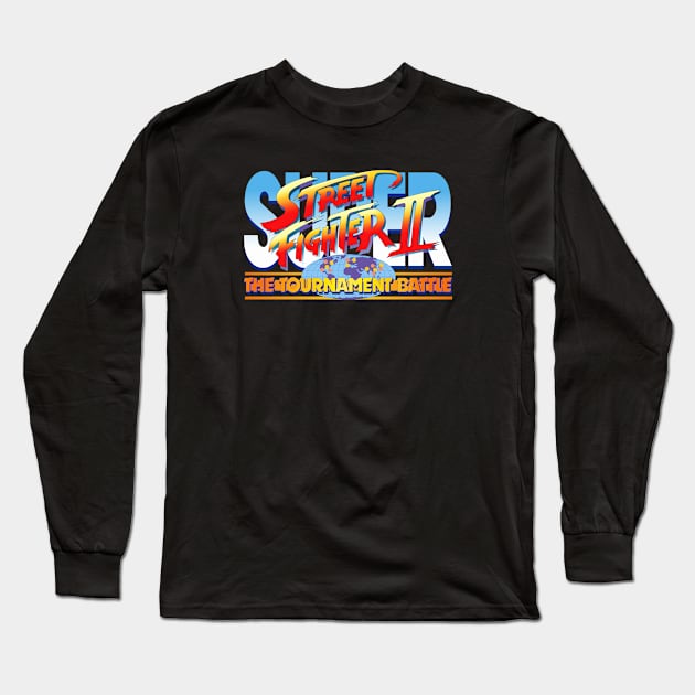 Super Street Fighter II: The Tournament Battle Long Sleeve T-Shirt by LeeRobson